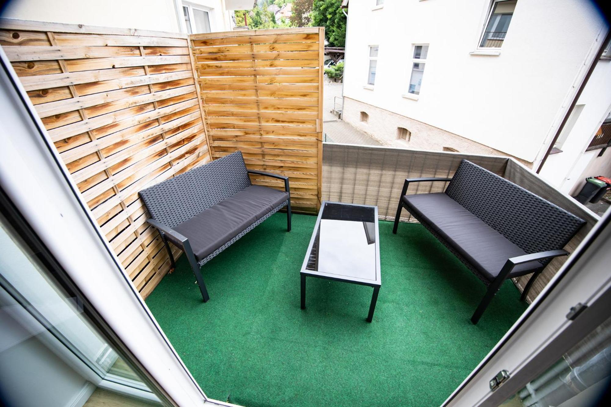 Me Living Bad Pyrmont Innenstadt 10 Meter Balkon ภายนอก รูปภาพ